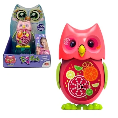 Imagen de Bizak Mini Hoot Digiowl Buho Interactivo Que Canta, Reacciona A la Voz, 6 Modelos Disponibles, Juguete para niños, Partir de 3 años, Multicolor, (62008285 5)