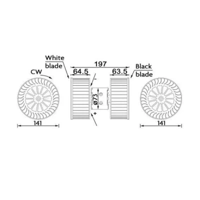 Imagen de MAHLE ORIGINAL AB 192 000S Ventilador de Calefacción para vehículos con climatizador dirección izquierda/derecha BMW: 3 Berlina