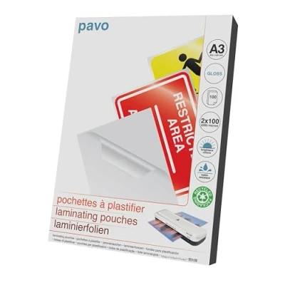 Imagen de Q CONNECT LAMG POUCH A3 100MIC PK100