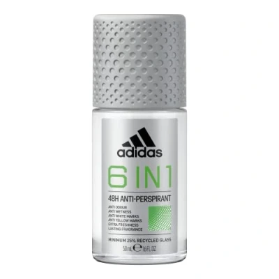Imagen de Adidas 6 in 1 Anti Perspirant roll On, desodorante en formato on 50 ml