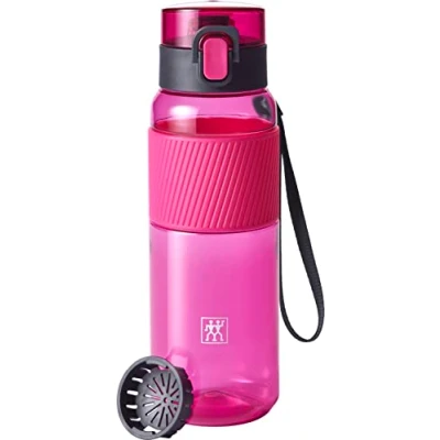 Imagen de Zwilling botella, sin BPA, versátil, Tritan, rosa, 680 ml