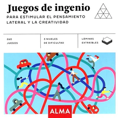 Imagen de Juegos de ingenio para estimular el pensamiento lateral y la creatividad (Cuadrados diversión)