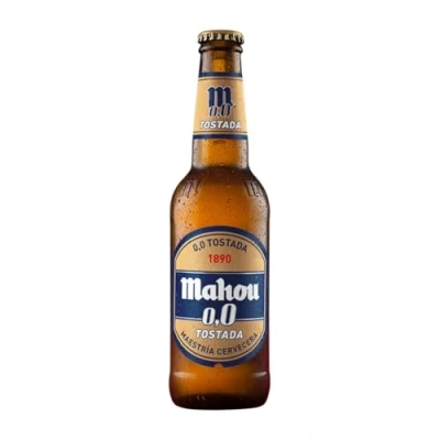 Imagen de Cerveza Caja de 24 unidades Tostada 0,0 Botellín Tercio 33 cl Sin Alcohol