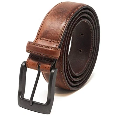 Imagen de Ashford Ridge 32 mm Cinturon de Traje para hombres Hecho cuero marrón claro XL