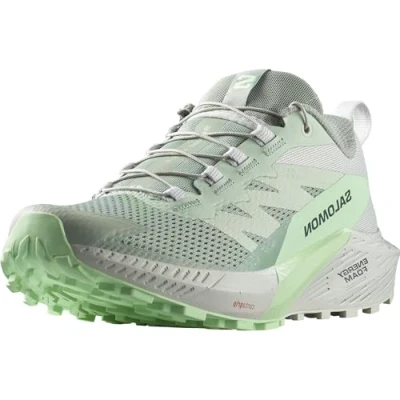 Imagen de SALOMON Sense Ride, Zapatillas de Trail Running Hombre, Ride 5 Lily Pad/Metal/Green Ash, 36 EU
