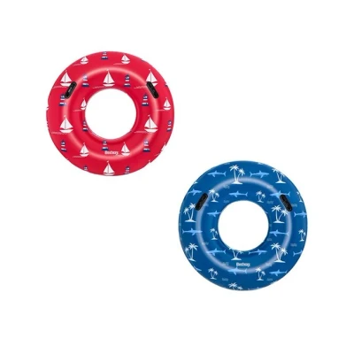 Imagen de BESTWAY Flotador Hinchable de Playa y Piscina Nautical Swim Tube 119 cm Multicolor