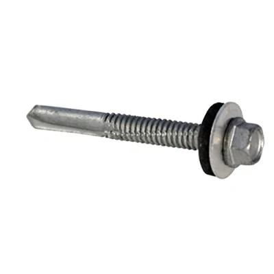 Imagen de TechFast Elementech Tornillos resistentes de chapa a acero para techos 5,5 x 80 mm Bolsa 50