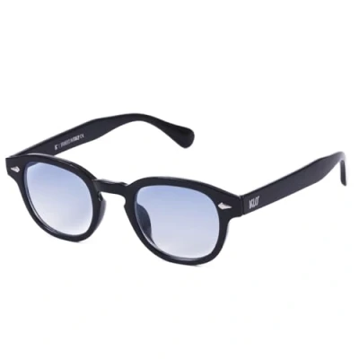 Imagen de KISS DEPP ICONIC De Sol estilo Moscot NEGRO/Soft Blue, UV