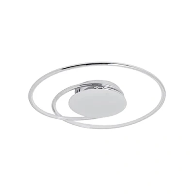 Imagen de Lámpara de techo Lindby LED Joline, 46 cm, color cromo, metal