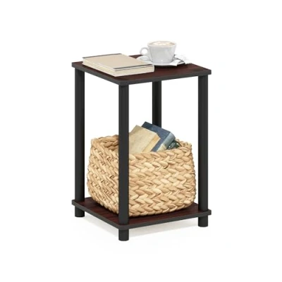Imagen de Furinno Mesa Auxiliar Cereza Oscura Contemporáneo