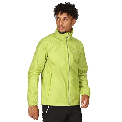 Imagen de Regatta Mens Lyle IV Waterproof Breathable Packable Jacket Coat Chaqueta Impermeable, Green Algae, XL para Hombre