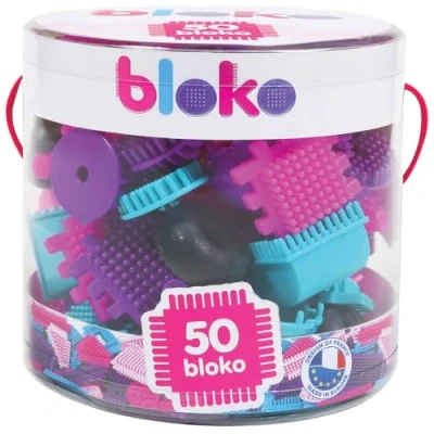 Imagen de Bloko Bloko503532 Bloques de dientes para niña (50 piezas) , color/modelo surtido