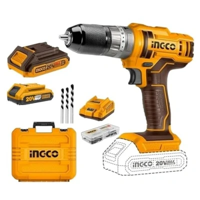 Imagen de TALADRO ATORNILLADOR LI ION 20V Incluye cargador y 2 baterías Ah