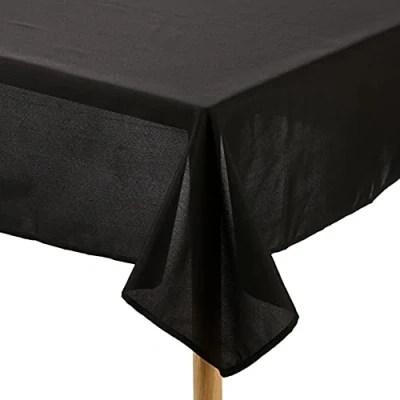 Imagen de Soleil d&#039;ocre Mantel Antimanchas Alix Rectángular, Negro, 140 x 240 cm