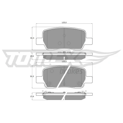 Imagen de Juego de pastillas TOMEX Brakes TX 60 19