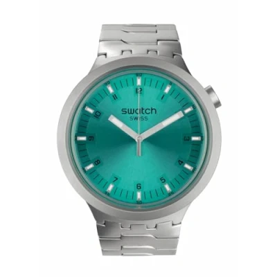 Imagen de Swatch AQUA Shimmer Unisex Reloj silvercoloured/turquoise, Talla: One Size, Silver coloured/turquoise