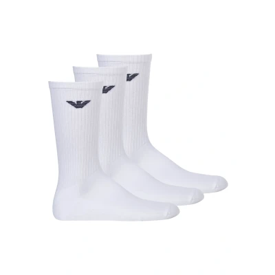 Imagen de Emporio Armani Medium Socks 3PACK Calcetines, Hombre, Talla: One Size, White