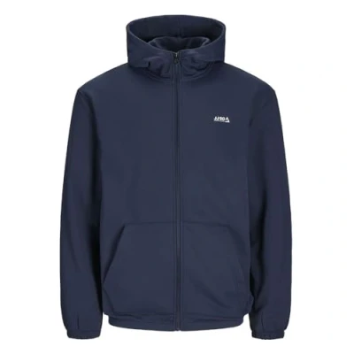 Imagen de JACK&amp;JONES PLUS Jcobasic Sudadera con Capucha y Cremallera, Azul Marino, 5XL Grandes para Hombre