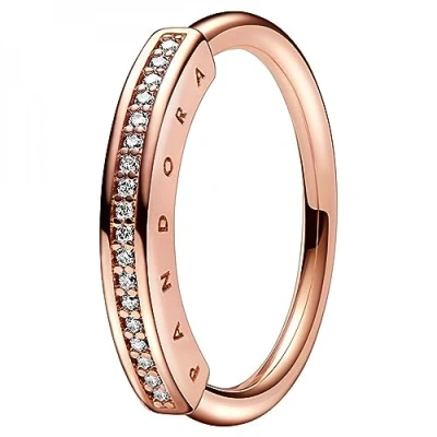 Imagen de Pandora Moments Mujeres Anillo Baño de oro rosa 14 quilates 182283C01 50