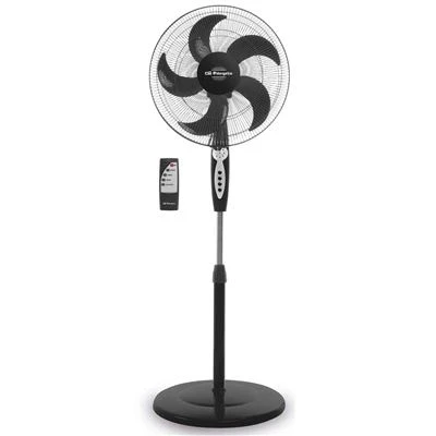Imagen de Orbegozo SF 0249 Ventilador de pie, 3 velocidades, mando a Distancia, Temporizador, función oscilante, silencioso, 5 aspas, 60 W, Multicolor