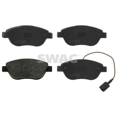 Imagen de SWAG 70 91 6554 Juego de pastillas freno Eje delantero con contacto avisador desgaste FIAT: BRAVO 2, Grande Punto Hatchback, Stilo Hatchback