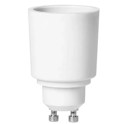 Imagen de Miratic Adaptador para Fuente de Luz GU10/E27 Casquillos Bombillas Casquillo E27 Portalamparas Techo Ideal la Iluminación Doméstica y Comercial