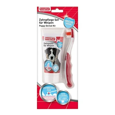 Imagen de Juego de Cuidado Dental para Cachorros.