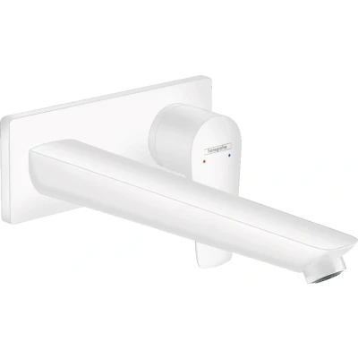 Imagen de Hansgrohe Talis E Grifo monomando de lavabo empotrado con caño 22,5 cm, blanco mate, 71734700