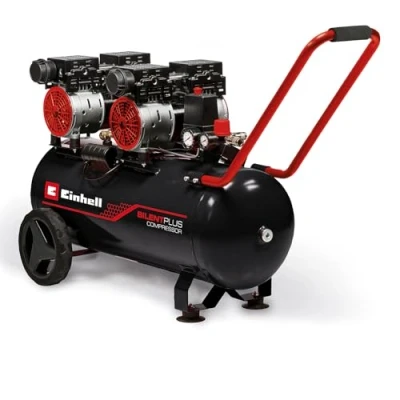 Imagen de Einhell Compresor TE AC 50 Silent (compresor susurrante, 1.500 W, máx. 8 bar, motor exento de aceite / servicio, tanque l, tornillo drenaje, válvula seguridad)