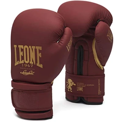 Imagen de LEONE 1947, Guantes De Boxeo Edición Burdeos, Unisex Adulto, Bordeaux, 12 OZ, GN059X