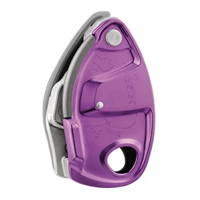 Imagen de PETZL Asegurador GRIGRI + Unisex, Morado, Talla Única