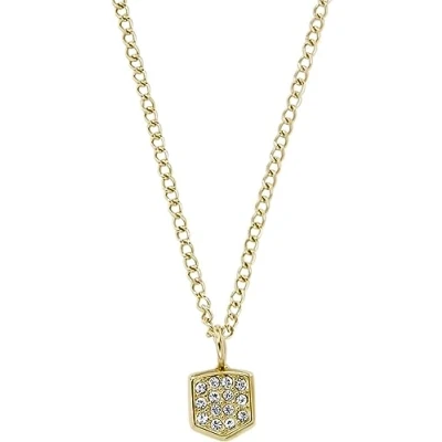 Imagen de Fossil Collar Mujer, Heritage Cadena Acero Inoxidable, Oro Rosa Y Blanco