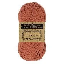 Imagen de Scheepjes 504 Ladrillo Rojo Calista Hilo 1x50g