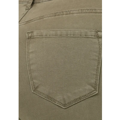 Imagen de Elara Pantalones de Cintura súper Alta Señoras Chunkyrayan EL12 Khaki 36 (S)