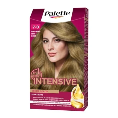 Imagen de Palette Intense Tono 7 Rubio Medio Toffee 2 uds Coloración Permanente Schwarzkopf