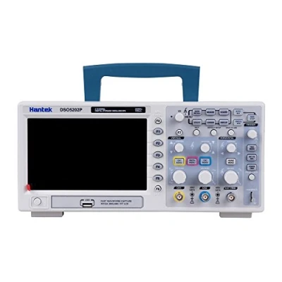 Imagen de Hantek DSO5202P Osciloscopio digital, 200 MHz, 1Gs, 2CH, pantalla LCD 7 pulgadas, TFT DE