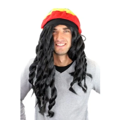 Imagen de Carnaval, Peluca, y gorra Rasta, Jamaica, Reggae, Dreadlocks artificiales 68901