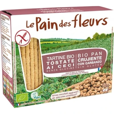 Imagen de Cracker Garbanzo Sin gluten Bio 150g Le Pain des Fleurs