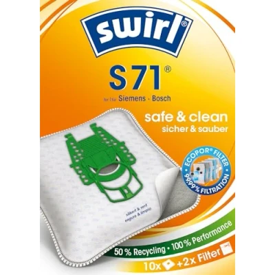 Imagen de Swirl S 71 EcoPor Bolsas para aspiradora (10 unidades)