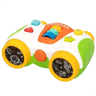 Imagen de ColorBaby 49390 Prismáticos musicales, para bebés, Juguetes musicales niños, Juguete primera infancia, Con luces y sonidos, +2 años