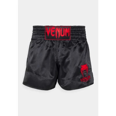 Imagen de Venum Classic MUAY THAI Short Pantalón corto de deporte, Hombre, Talla: Medium, Black/red
