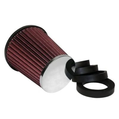 Imagen de Eufab 17432 McKita Filtro de aire universal con 6 adaptadores, color rojo