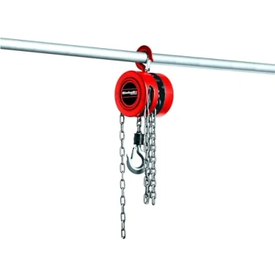 Imagen de Einhell Cadena polipasto TC CH 1000 (max. 1.000 kilos en max. 2.5 m hub altura, carcasa de metal, cerrada resistente para segura guía cadena, gancho carga, seguridad con tirantes, larga mano)