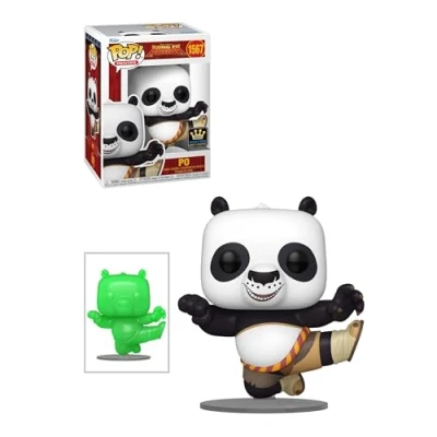 Imagen de Funko Pop! Movies: Dream Works 30th Po 1/6 de Probabilidades Obtener la RARA Variante Chase Afelpado Kung Fu Panda Figura Vinilo Coleccionable Idea Regalo Mercancia Oficial