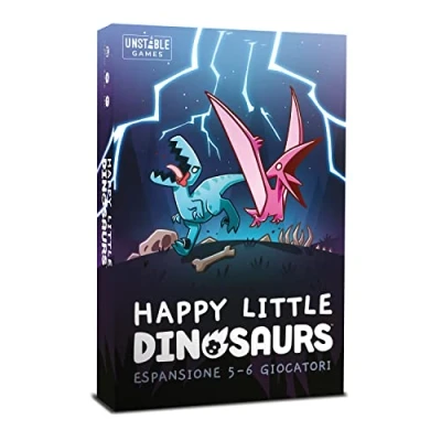 Imagen de Asmodee Happy Little Dinosaurs: Expansión 5 6 Jugadores Juego de Mesa, 2 Jugadores, 8+ años, edición en Italiano