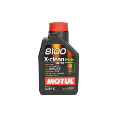 Imagen de Motul 8100 X CLEAN EFE 5W 30 1L Aceite de motor 109455 BMW: 3 Coupé, Touring, Compact, MERCEDES BENZ: Clase S Berlina, B, C T modell