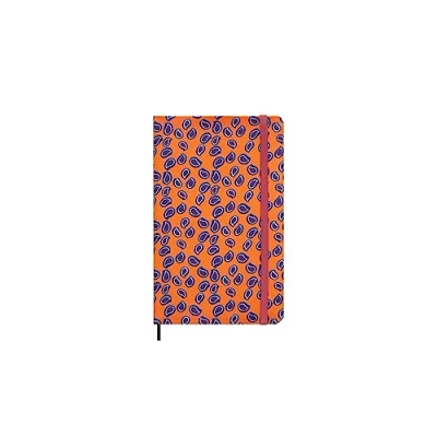 Imagen de Moleskine Agenda Silk 12 Meses, Semanal Sin Fecha, Tapa Dura con Seda Italiana de Mantero, Cierre Elástico, Caja Regalo, Formato Large 21x13cm, Color Naranja