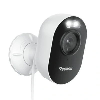 Imagen de Reolink Lumus, Cámara de Seguridad Exterior 2K 4MP, Reflectores, Wi Fi Banda Dual 2,4/5GHz, Enchufable, Detección Movimiento con Alertas, Comunicación Bidireccional, Almacenamiento Local