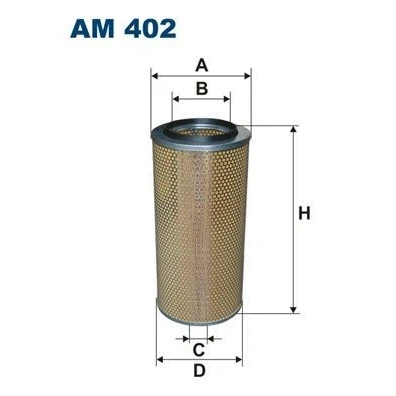 Imagen de FILTRON AM 402 Filtro de aire 495 240 Cartucho filtrante