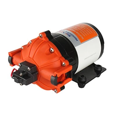 Imagen de Seaflo Bomba de agua alta presión 12 voltios, 26,5 l/min, 7,0 GPM 60 PSI con interruptor automático para vehículos recreativos marinos, barcos, automóviles